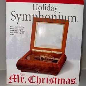 Original Classics by Mr. Christmas Holiday Symphonium Music box 16 disks